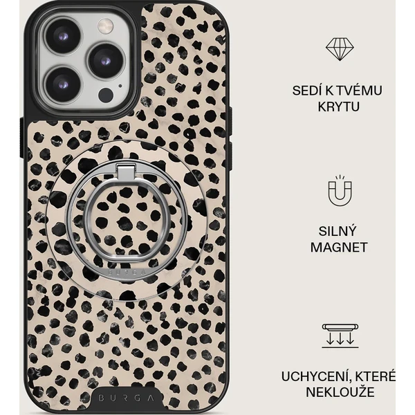Burga Magnetic Ring držák Almond Latte stříbrný - Držáky - Obrázek 7403cdab3e174dbd811d5caac8af2c9a