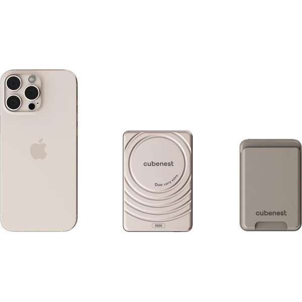 CubeNest S1B3D Slim MagSafe powerbanka (5000 mAh) zlatá - Powerbanky - Obrázek 74093351177147468ef3f07f8b368105