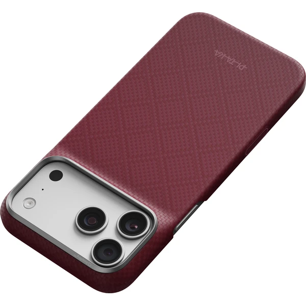 Pitaka Edge Case Argyle MagSafe kryt iPhone 18 Pro Max Burgundy - Pouzdra - Obrázek 741195ebe79a46519d5c5f37f94877e0