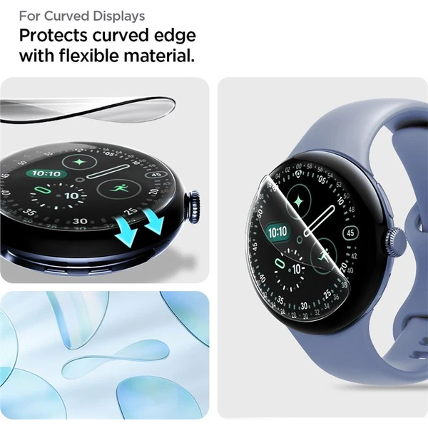 Spigen Eliteshield EZ Fit 2 Pack ochranná fólie Google Pixel Watch 4 (45mm) - Ochranné folie a skla - Obrázek 742ae7ff2d114db3966c8bfafa0f28ef