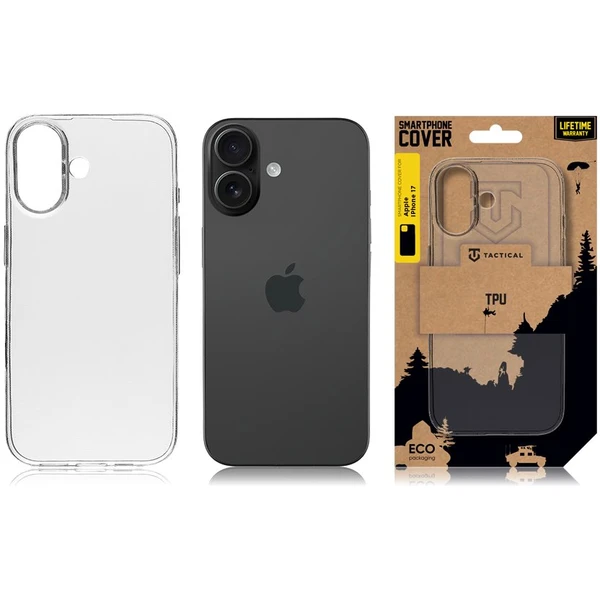 Tactical TPU kryt Apple iPhone 17 čirý - Pouzdra - Obrázek 742deb0060514facbfef8b12b383fc16