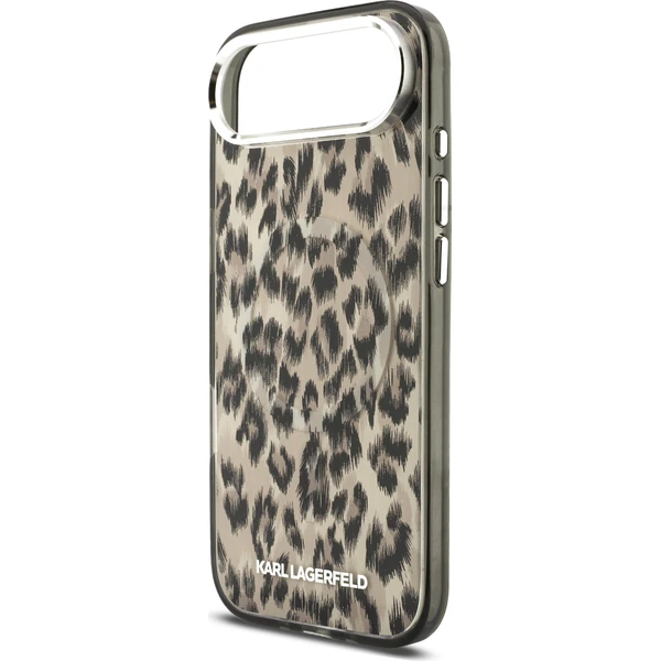 Karl Lagerfeld IML Leopard MagSafe Zadní Kryt pro iPhone Air hnědý - Pouzdra - Obrázek 7446cbdf296044c8b360a41acf6af4de