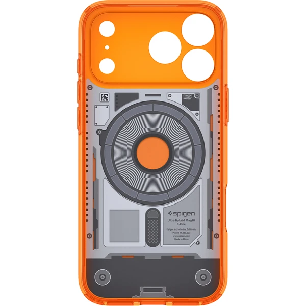 Spigen Ultra Hybrid MagSafe kryt iPhone 18 Pro/17 Pro c-one tangerine - Pouzdra - Obrázek 74827b3a28374c39a336866f839f096d