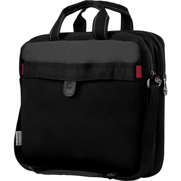 WENGER SHERPA 16" dvojitá tenká brašna na notebook černá - Batohy - Obrázek 74I1000P01