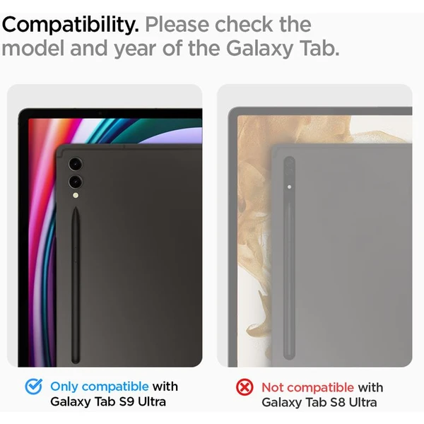 Spigen Glass tR EZ Fit 1 Pack tvrzené sklo Samsung Galaxy Tab S9 Ultra/Tab S10 Ultra - Ochranné folie a skla - Obrázek 74JA000601