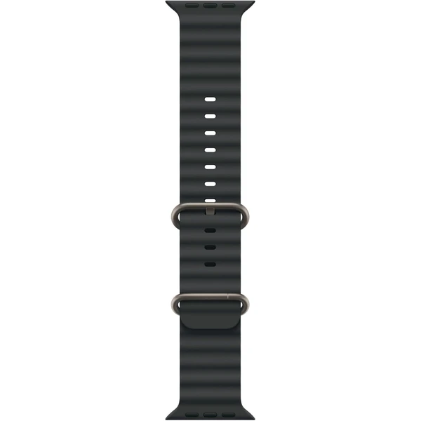 Apple Watch 49/46/45/44mm černý oceánský řemínek s přírodním titanem - Řemínky - Obrázek 74S7000K01