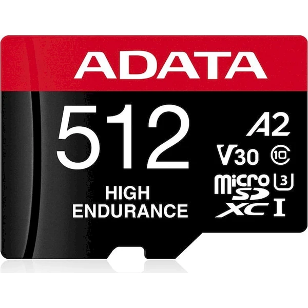 ADATA High Endurance microSDXC 512GB + SD adaptér - Paměťové karty - Obrázek 74SK000K01