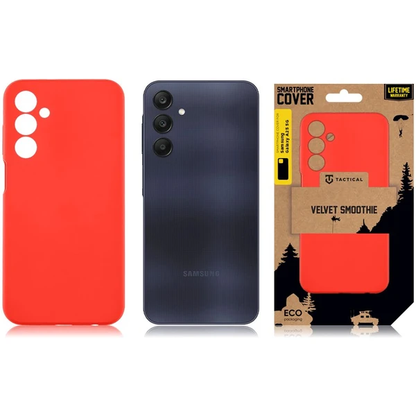 Tactical Velvet Smoothie Kryt pro Samsung Galaxy A25 5G Chilli - Pouzdra - Obrázek 74a9a0146a0f4243867fbc58c8099400