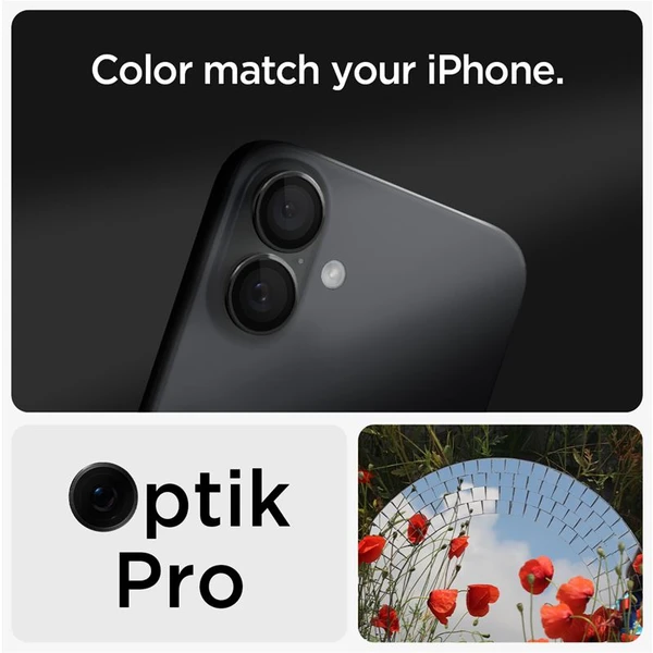 Spigen Glass tR EZ Fit Optik Pro sada skel iPhone 17/16/16 Plus černá (2-pack) - Ochranné folie a skla - Obrázek 74ac38f3d8a04d8e8b90f7eb7922f2f8