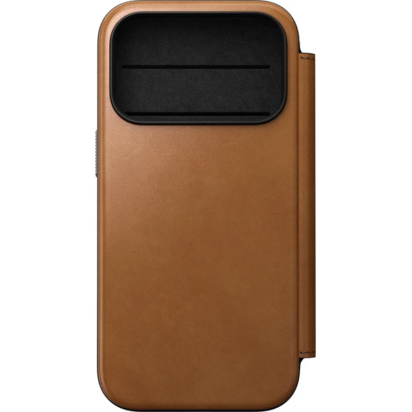 Nomad Modern Leather Folio MagSafe kožené pouzdro iPhone 18 Pro English Tan - Pouzdra - Obrázek 74b15bf8769a4481aaa88e6d94128d8d