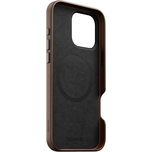 Nomad Traditional Leather Case MagSafe kryt iPhone 16 Pro Max hnědý - Pouzdra - Obrázek 74caac5b7ab5477b9cf3658b6b3853ab