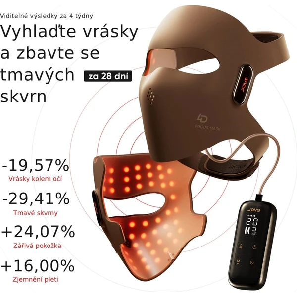 JOVS 4D v2 laserová světelná terapeutická maska - Čističe pleti - Obrázek 74efb79406fa4a2c80728672c7711e69