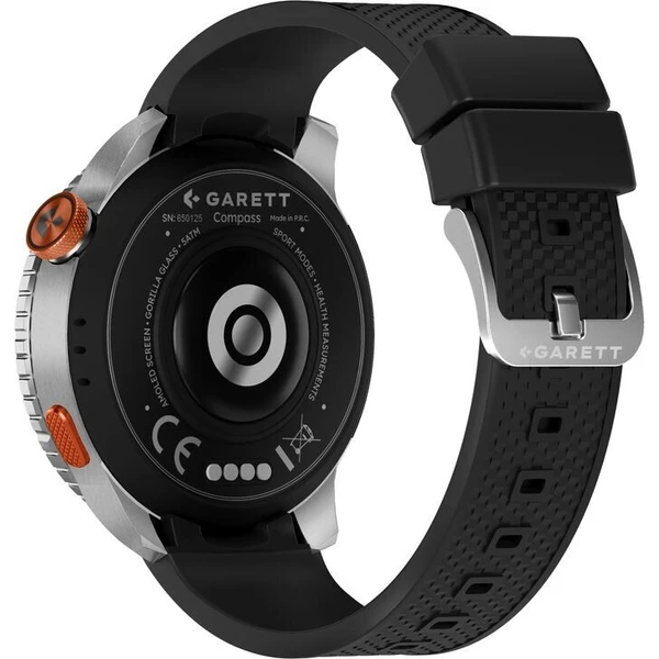 Garett Compass chytré hodinky s GPS stříbrné - Chytré hodinky - Obrázek 74ff957609ff41dfb6dced350427a2b2