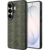 Lacoste PVC Blend Monogram Magnetic kryt Samsung Galaxy S26 Ultra khaki - Pouzdra