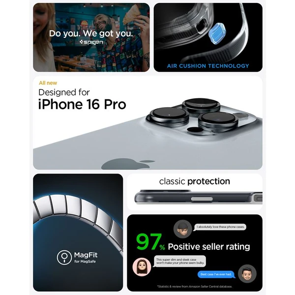 Spigen Classic C1 MagSafe kryt iPhone 16 Pro graphite - Pouzdra - Obrázek 7524e57434d3468abbef0ab4755bc342
