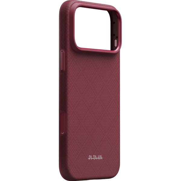 Pitaka Summa Case Argyle MagSafe kryt iPhone 18 Pro Max Burgundy - Pouzdra - Obrázek 7530f62a8a5c48968aee2a8ef5a20495