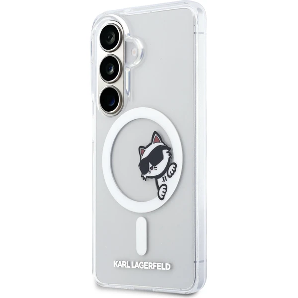 Karl Lagerfeld IML Choupette Peekaboo Logo Magnetic kryt Samsung Galaxy S26+ čirý - Pouzdra - Obrázek 753248869b854f57b4d54250e1574089