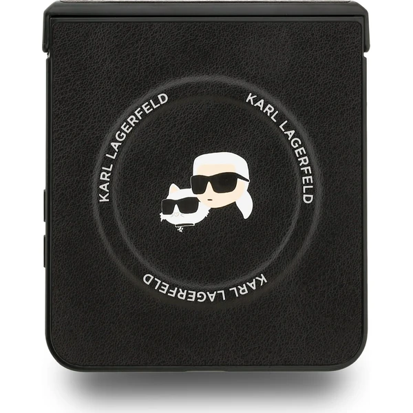 Karl Lagerfeld PU Karl and Choupette Heads Magnetic kryt Samsung Galaxy Z Flip 7 černý - Pouzdra - Obrázek 756d3f255d9c4b47960a7d5cc38afbcc