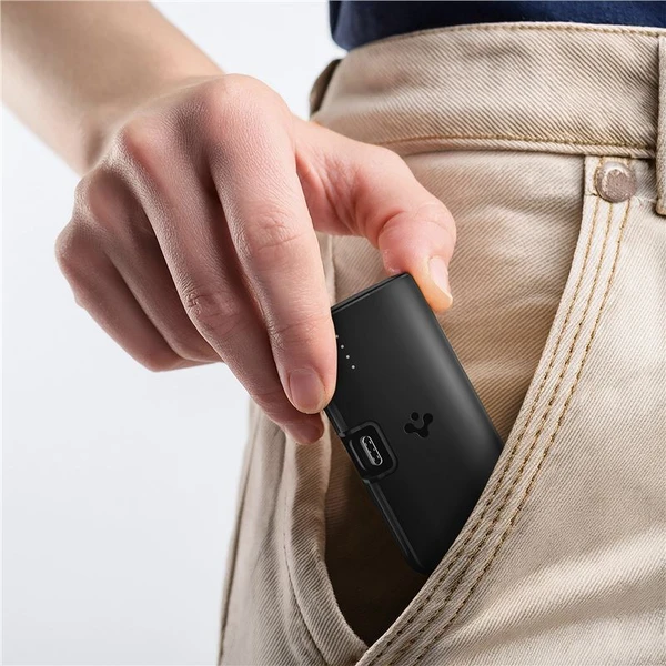 Spigen Essential powerbanka se stojánkem 5000mAh (22.5W) černá (EA2205) - Powerbanky - Obrázek 757976b8db4e412ea8005983a10145ca