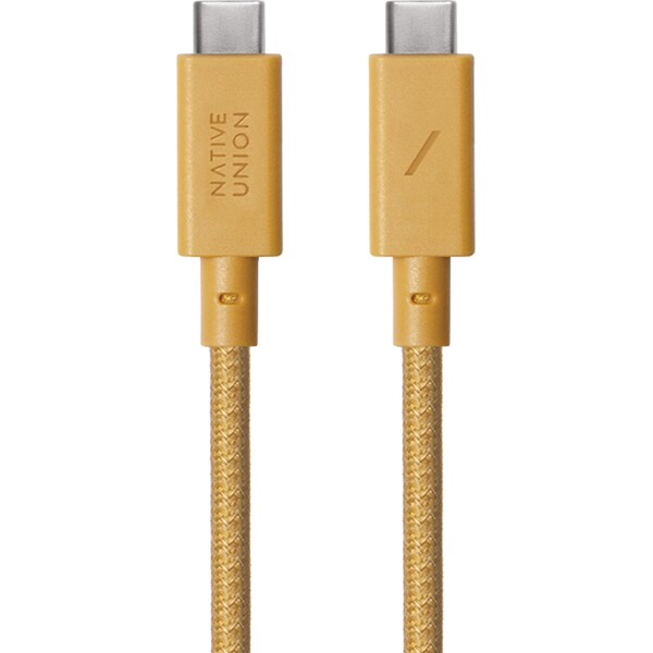 Native Union Anchor Cable USB-C/USB-C kabel 3m, 100W hořčicový