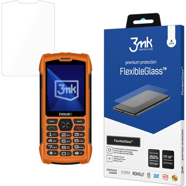 3mk FlexibleGlass ochranné sklo Evolveo StrongPhone H1