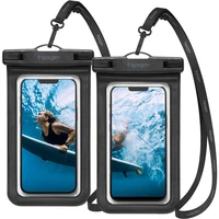 Spigen Aqua Shield voděodolné pouzdro A601 2 Pack černé - Pouzdra