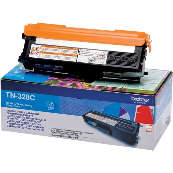 Brother TN328C Azurová