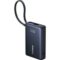 Baseus PicoGo powerbanka 10000mAh 45W s digitálním displejem a kabelem USB-C černá - Powerbanky