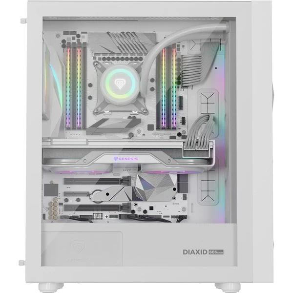 Genesis Diaxid 605 ARGB bílá - Počítačové skříně - Obrázek 75P4000P01