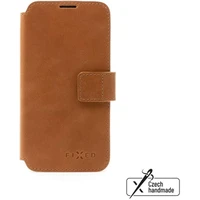 FIXED ProFit kožené pouzdro Samsung Galaxy S25+ hnědé - Pouzdra