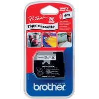 Brother MK231BZ páska černá na bílém 12 mm - Pásky pro štítkovače