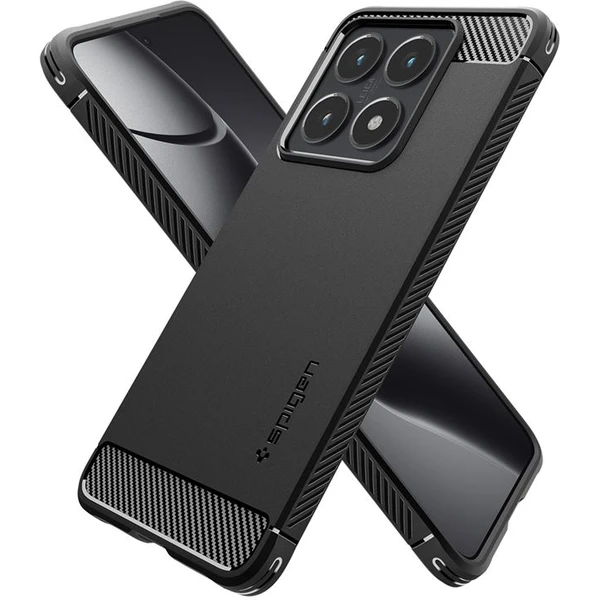 Spigen Rugged Armor kryt Xiaomi 14T matně černý - Pouzdra - Obrázek 75cde26053b04986980fcad46b67df5f