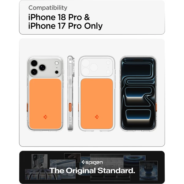 Spigen Ultra Hybrid T MagSafe kryt iPhone 18 Pro/17 Pro glossy orange - Pouzdra - Obrázek 75f1f6bd9518444285d518115a010096