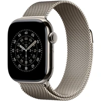 Apple Watch 42/41/40/38mm přírodní milánský tah - Řemínky