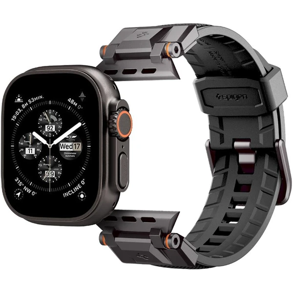 Spigen DuraPro Armor řemínek Apple Watch Ultra 49/46/45/44/42mm černý - Řemínky - Obrázek 76246354c4564af2841c722cefc3cd61