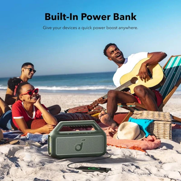 Anker Soundcore Boom 2 bezdrátový reproduktor zelený - Reproduktory - Obrázek 762fc73be8d345d0a7f40ef9c2635803