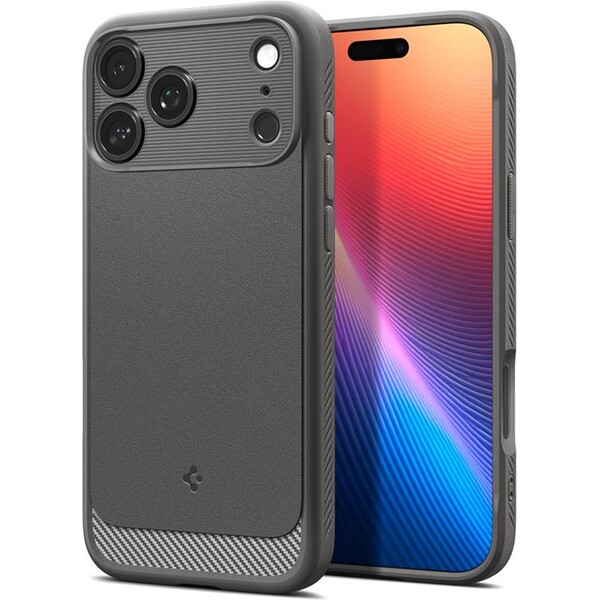 Spigen Rugged Armor MagSafe kryt iPhone 17 Pro gray