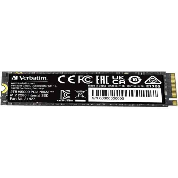 VERBATIM SSD Vi5000 Internal PCIe NVMe M.2 SSD 2TB - SSD disky - Obrázek 7663000O01