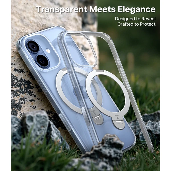 Torras Ostand Q3 Spin MagSafe kryt iPhone 17 clear - Pouzdra - Obrázek 768533f296f3447da559e96daf337550
