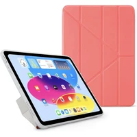 Pipetto Origami No1 Original pouzdro iPad 11" (2025)/iPad 10.9" (2022/2020) tmavě růžová - Pouzdra