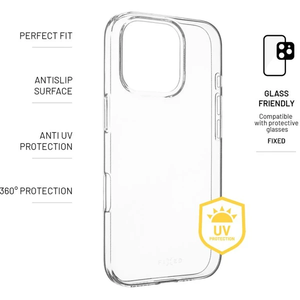 FIXED Story AntiUV TPU kryt Apple iPhone 16 Pro čirý - Pouzdra - Obrázek 7699c5a54d104596bcafb3257fee19a6