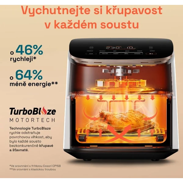 Cosori TurboBlaze Pro horkovzdušná fritéza 6,2l bílá - Fritézy - Obrázek 769c482f74ae4eb8a66c6b836a68d04b