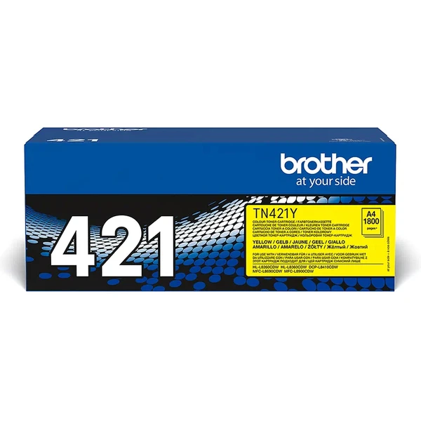 Brother TN421Y tonerová kazeta žlutá - Tonery - Obrázek 76AE000L01