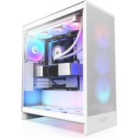 NZXT H7 Flow RGB bílá - Počítačové skříně