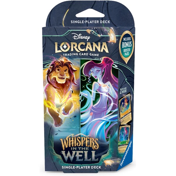 Disney Lorcana: Whispers in the Well - Starter Deck Amber & Emerald