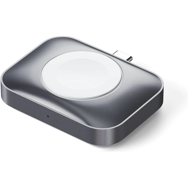 Satechi USB-C 2v1 bezdrátová nabíjecí stanice pro Apple Watch a Airpods stříbrná - Nabíječky - Obrázek 76MD000N01