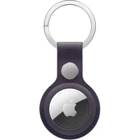 Apple FineWoven klíčenka na AirTag půlnočně fialová - Klíčenky