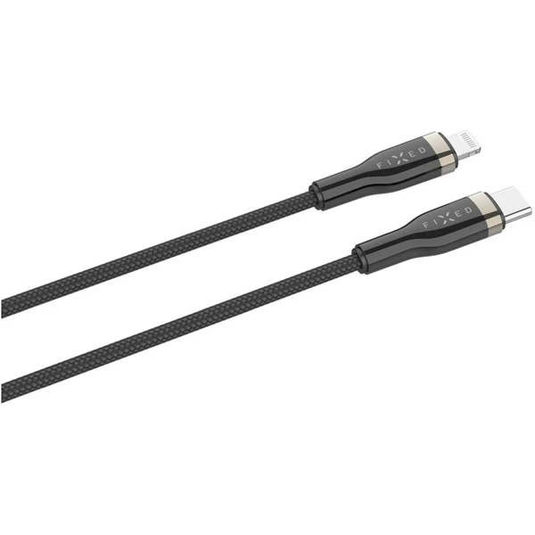 FIXED USB-C/Lightning napájecí kabel 60W 0,5m černý - Kabely a redukce - Obrázek 76ac115879db494aadb984141f6ccfcf