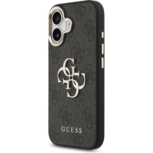 Guess PU Leather 4G Metal Logo Gold Frame MagSafe kryt iPhone 17 černý - Pouzdra - Obrázek 76b515bbd55b42368ff88bafbd6e9063