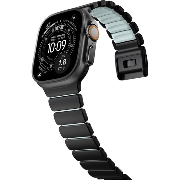 Nomad Stratos Band FKM řemínek Apple Watch 45/46/49mm Black Titanium/Icy Blue - Řemínky - Obrázek 76cb432be5ae4dc7b47a5158e73d5c6d